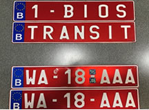 découvrez nos plaques de transit en belgique, idéales pour les véhicules en attente d'immatriculation. bénéficiez d'une solution rapide et efficace pour circuler en toute légalité. commandez facilement en ligne et obtenez votre plaque de transit en quelques étapes simples.