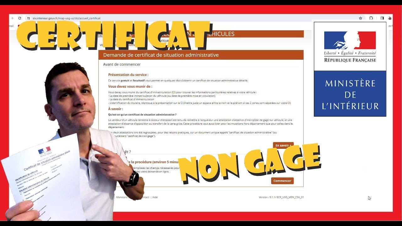 obtenez facilement votre certificat de non gage pour prouver que votre véhicule n'est pas grevé d'une dette. idéal pour la vente d'une voiture d'occasion, ce document assure la tranquillité d'esprit aux acheteurs et facilite les transactions.